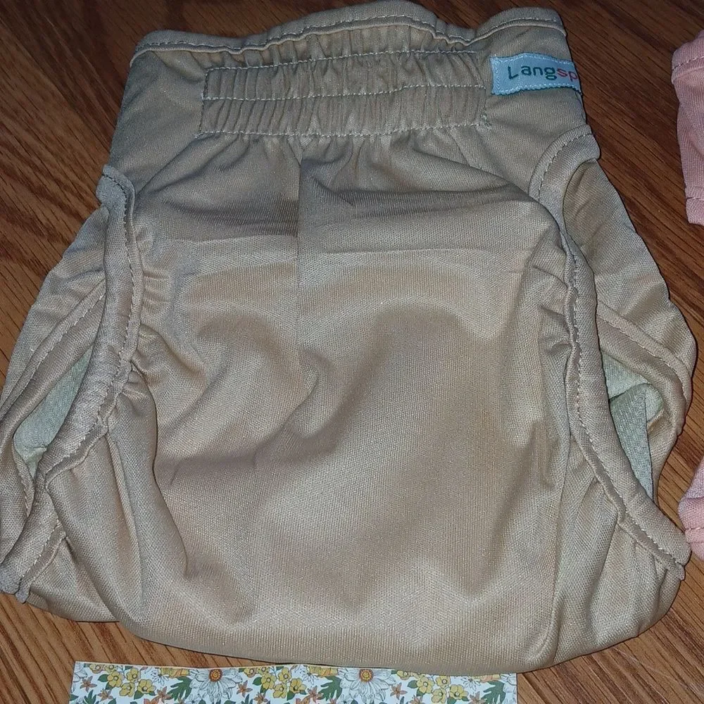 Langsprit Reusable Cat Diapers for Female and Male Washable Sz M Waist 12